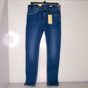 Scotch & Soda Men's US 28 x 32 Skim Slim Denim Jeans 0543 Medium Blue NWT